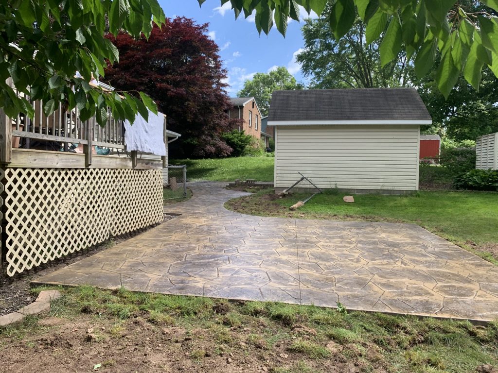 Stamped Concrete Patio - Rochester Patio and Landscape