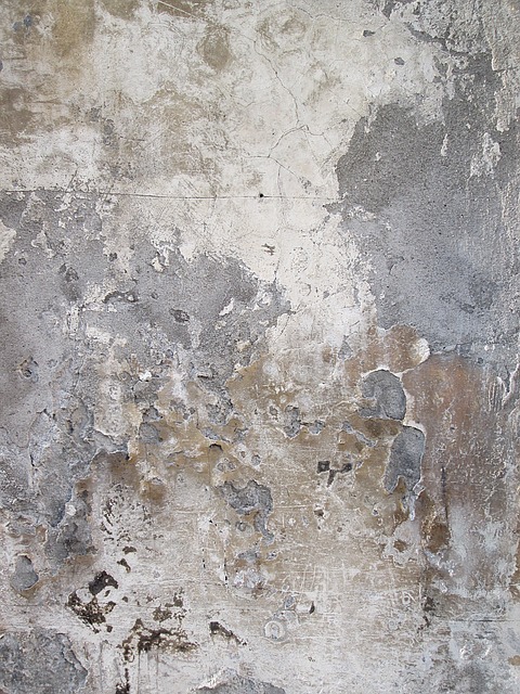damaged concrete surface from salt