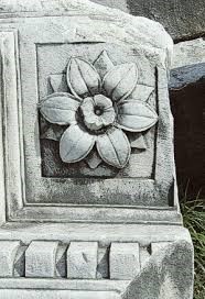Roman mastery of concrete depicting a floral design